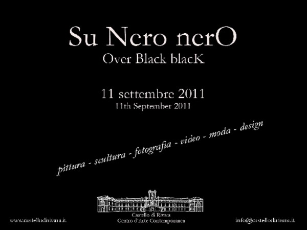 SU NERO NERO / OVER BLACK BLACK - locandina