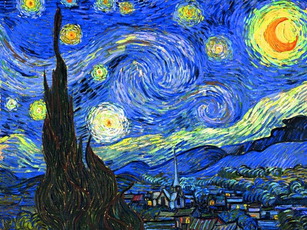 Vincent Van Gogh, Starry Night. Dalla mostra "Van Gogh Alive - The Experience"