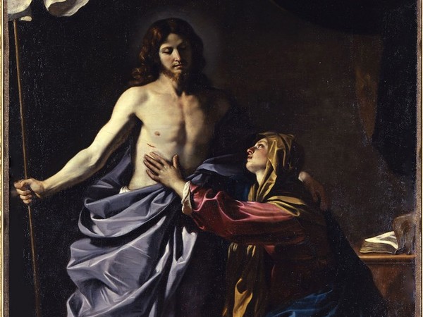 Guercino, Cristo Risorto incontra la Madre, 1629
