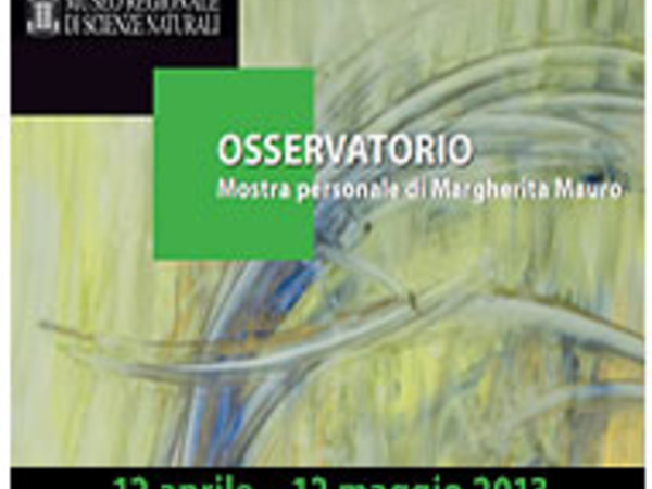 Margherita Mauro. Osservatorio, Museo Regionale di Scienze  Naturali, Torino