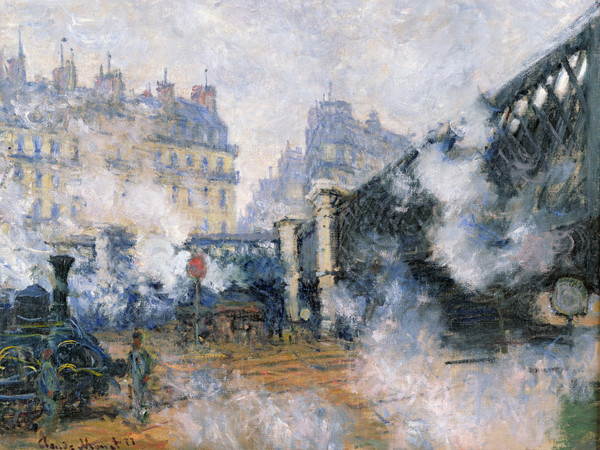 Claude Monet (1840 - 1926), Il ponte dell’Europa, Stazione Saint-Lazare, 1877, Olio su tela, 65 x 81 cm, Parigi, Musée Marmottan Monet, Dono Eugène e Victorine Donop de Monchy, 1940 | © Musée Marmottan Monet, Paris / Bridgeman Images