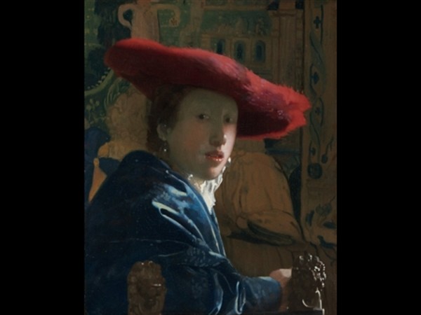Johannes Vermeer, Ragazza con cappello rosso, c. 1665/1666, Andrew W. Mellon Collection 