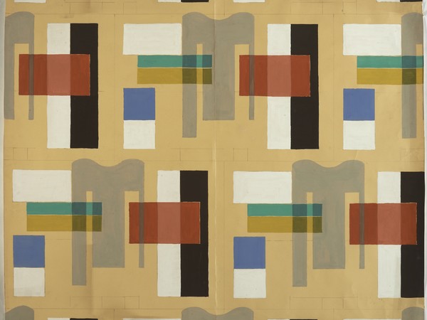 Manlio Rho, Disegno per tessuto, 1954-1955. Archivio Rho