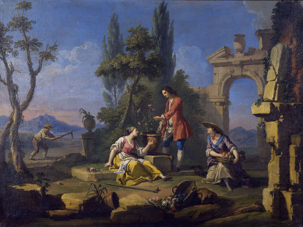 Giuseppe Zocchi (1711-1767), Modello per l’Allegoria della Terra, 1750, olio su tela. Firenze, Museo dell’Opificio delle Pietre Dure