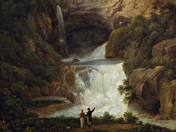 Giovanbattista Bassi, Veduta delle cascatelle di Tivoli (1800-1825). © MAMbo