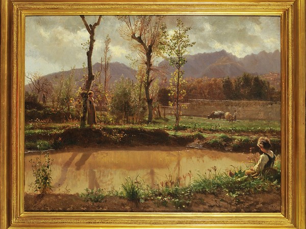 <div class="page" title="Page 2">
<div class="layoutArea">
<div class="column"><span>Filippo Palizzi, </span>Paesaggio dopo la pioggia. Uno stagno d’acqua torbida, 1864 </div>
</div>
</div>