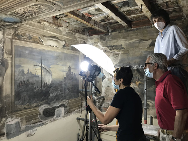 Restauro Pitture murali del Guercino a Casa Provenzali