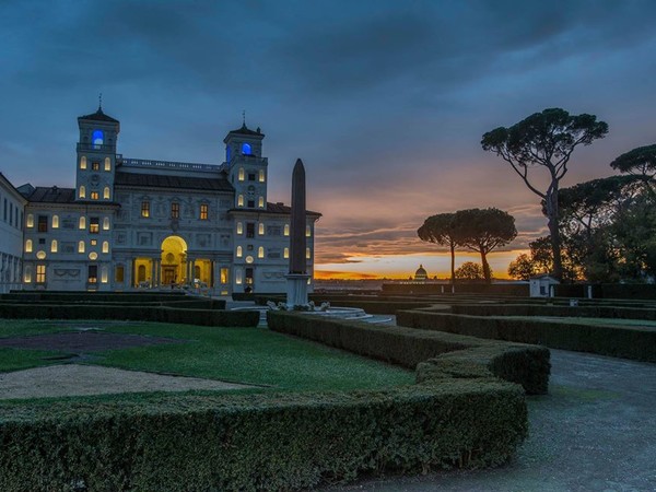 Accademia di Francia a Roma - Villa Medici, veduta al tramonto