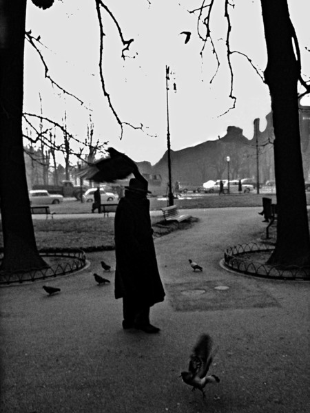 Ferdinando Scianna, L'uccello dei cattivi pensieri, Bergamo, 1966