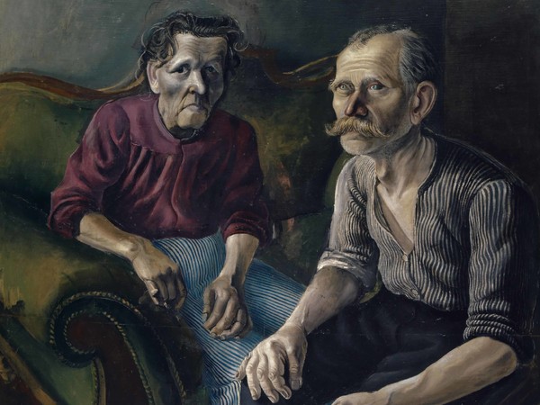 Otto Dix, The Parents I (Bildnis der Eltern I), 1921. Olio su tela, cm 99 x 113. Kunstmuseum Basel. ©Otto Dix, by SIAE 2015 - Otto Dix Stiftung