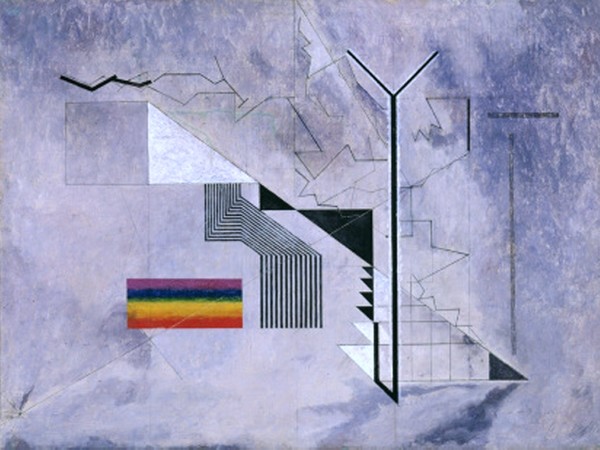 Osvaldo Licini, Castello in aria, 1933-1936. Collezione Augusto e Francesca Giovanardi 