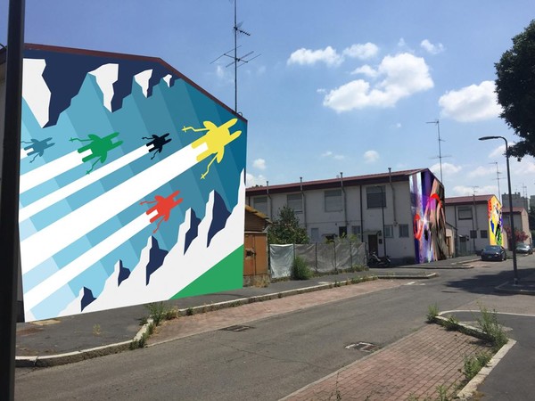 CORBA - Rigenerare un quartiere attraverso l’Arte Urbana, Villaggio dei Fiori, Milano 