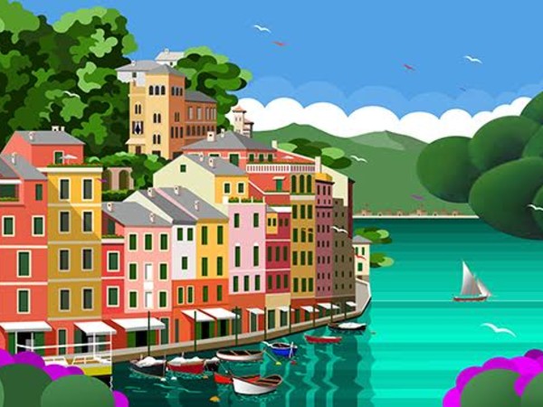 Alfredo Pieramati. Colors for Portofino