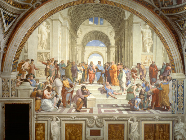 Raffaello Sanzio, La Scuola di Atene, 1509-1511, ca. 770×500 cm