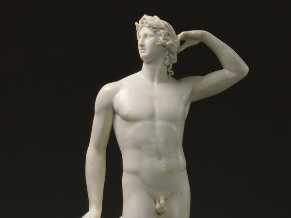 Antonio Canova, Apollo che si incorona, 1781 - 1782, Marmo, 41.9 x 84.7 x 26.4 cm, Los Angeles, The J. Paul Getty Museum