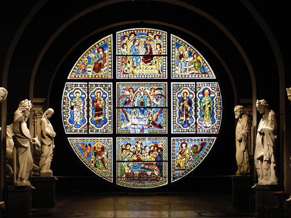 Vetrata Lensini, Complesso Museale del Duomo di Siena