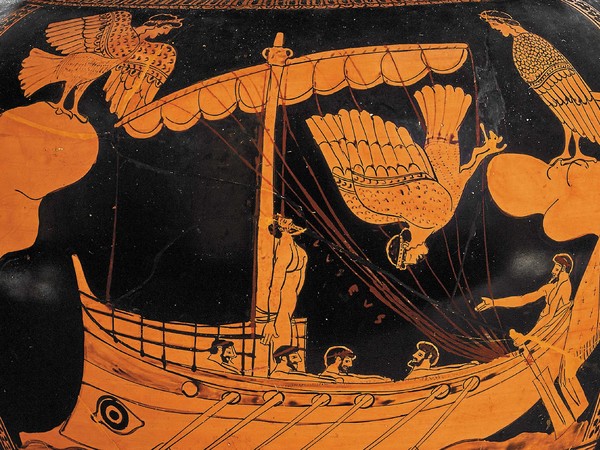 Ulisse e le sirene, Vaso ateniese, 480-470 a.C. circa, Ceramica | © The Trustees of the British Museum