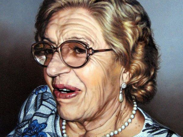 Salvatore Ruggeri, Mia Madre, 2010, olio su tela 