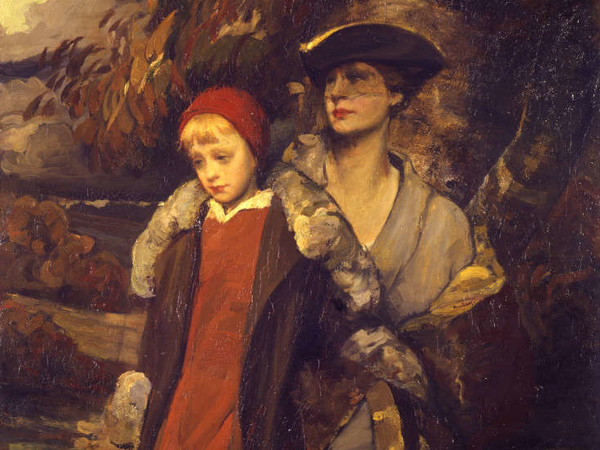 Lino Selvatico, <em>Mamma e bambino</em>, 1922, Olio su tela, 160 x 113 cm, Ca’ Pesaro, Galleria Internazionale d’Arte Moderna, Venezia<br />