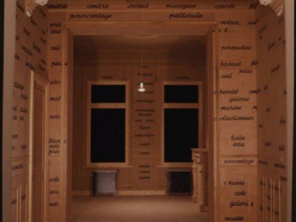 Marcel Broodthaers, L'espace de l'écriture, MAMbo, Bologna