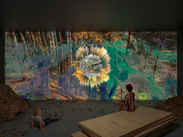 Padiglione Uruguay 18. Mostra Internazionale di Architettura La Biennale di Venezia - En ópera: escenarios futuros de una joven Ley Forestal, Giardini della Biennale