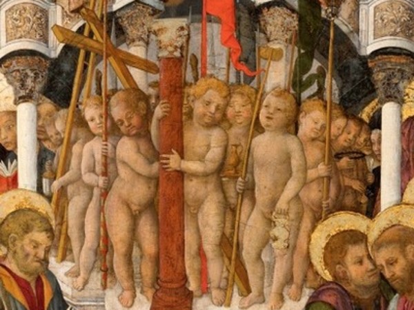 Michele Giambono, <em>Paradiso</em>, XV secolo, Particolare<br />