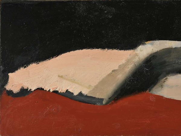 Carlo Mattioli, Nudo coricato, 1970, Olio su tavola, 52.5 x 28 cm, Collezione privata | Courtesy of Labirinto della Masone, Fontanello, Parma