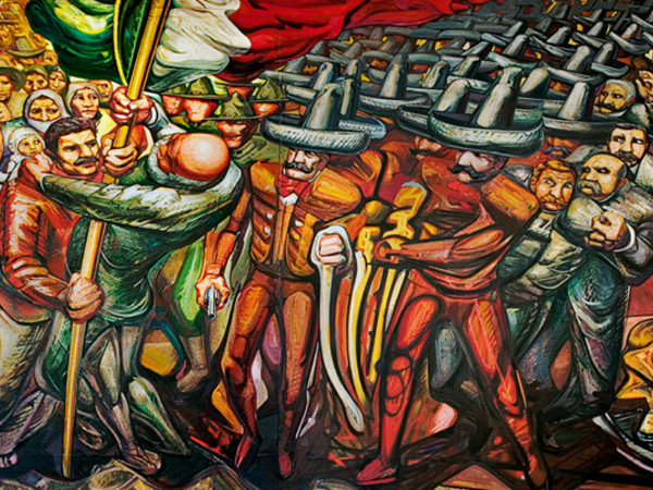 David Alfaro Siqueiros, Del Porfiriato a la Revoluciòn, 1957-1966, Ciudad de Mexico (part.)