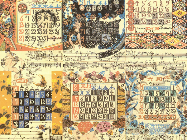 <span>Sylvano Bussotti, </span><em>Calendario Giapponese</em><span>, pittografia per 12 strumenti, 1992, particolare</span>