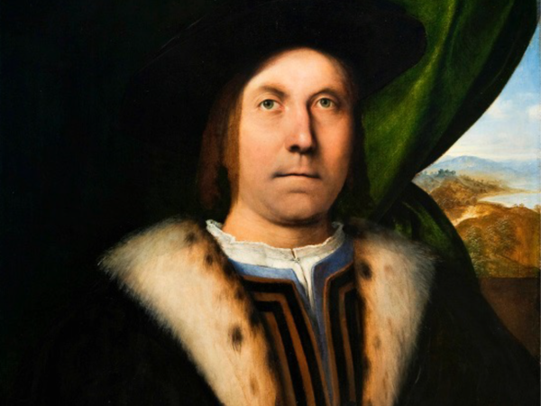 Lorenzo Lotto, <em>Ritratto di uomo con rosario</em>, 1524-25, Olio su tavola, Nivå, Museo Nivaagaards Malerisamling | Courtesy Fondazione Brescia Musei<br /><br />