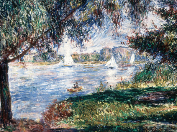 Pierre-Auguste Renoir, Bougival, 1888. Olio su tela, 54x65 cm. Collezione Pérez Simón, Messico Pierre-Auguste Renoir, Bougival, 1888. Olio su tela, 54x65 cm. Collezione Pérez Simón, Messico
