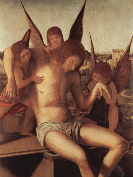 Pietà con tre angeli