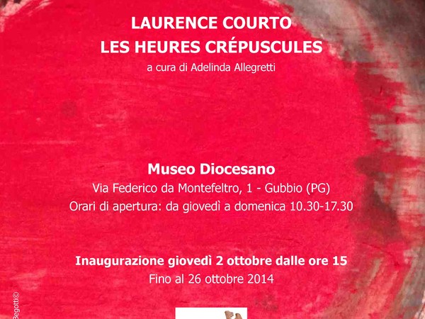 Laurence Courto. Les heures crépuscules, Museo Diocesano, Gubbio (PG)