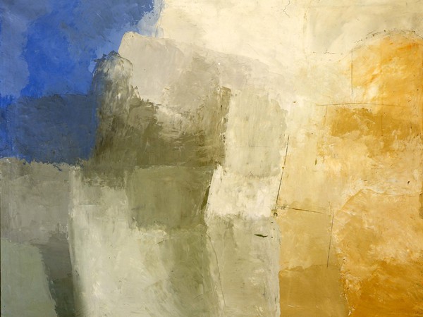 Chighine Alfredo, Composizione, 1967, olio su tela, 114x146 cm.