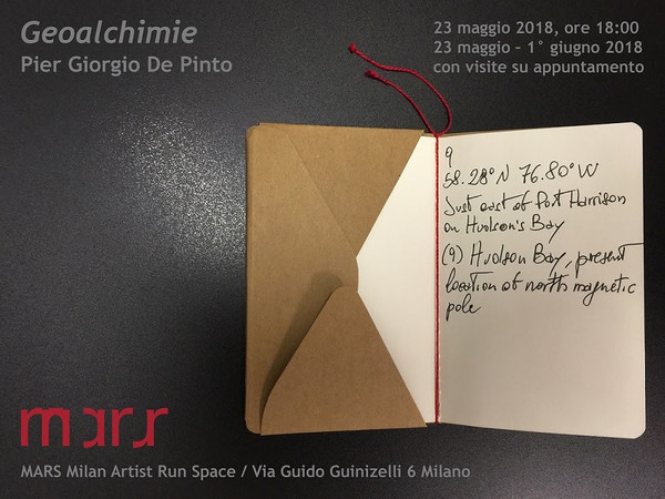 Pier Giorgio De Pinto, Geoalchimie, MARS Milan Artist Run Space