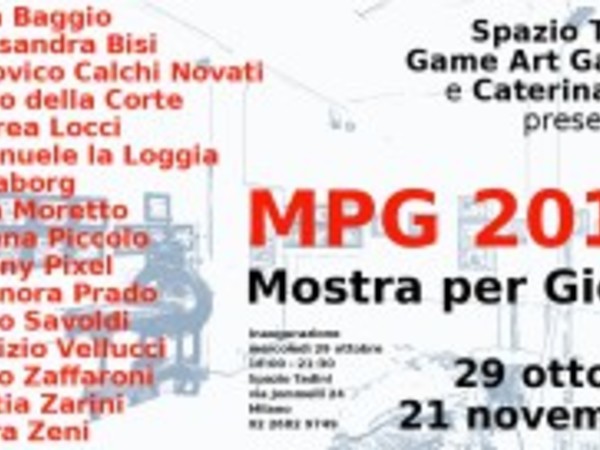 MPG 2014 - Mostra per Gioco, Spazio Tadini, Milano