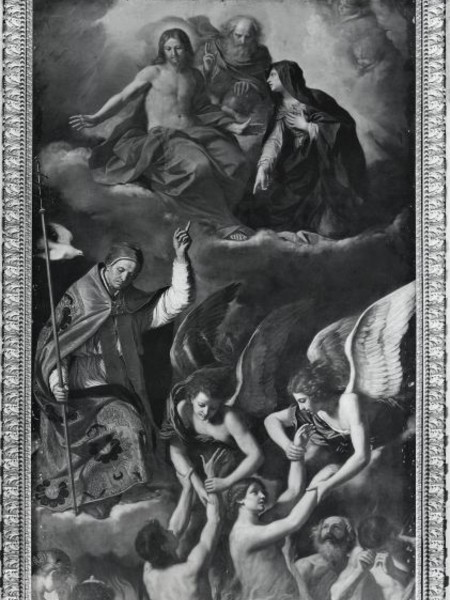 San Gregorio E Le Anime Del Purgatorio Guercino Giovanni Francesco 