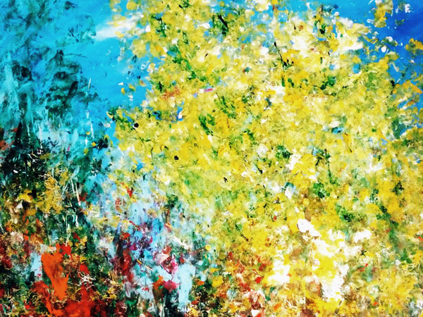 Karen Thomas, <em>Primavera. Mimosa in fiore, </em>2021