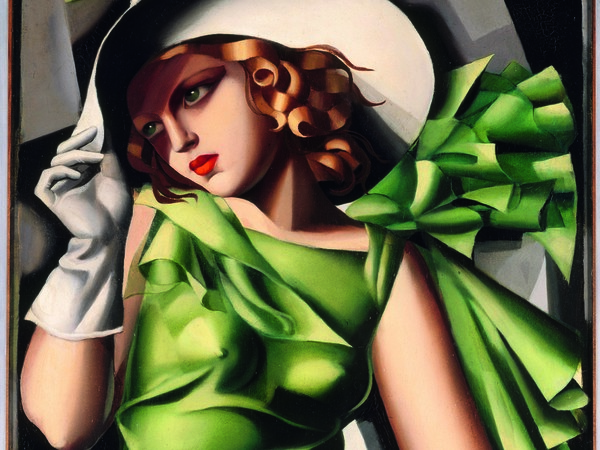 Tamara de Lempicka, Ragazza in verde, 1930-1931. Olio su compensato, 61,5x45,5 cm. Parigi, Centre Pompidou. Musee national d’art moderne / Centre de creation industrielle. Acquisto, 1932 © Tamara Art Heritage. Licensed by MMI NYC/ ADAGP Paris/ SIAE Roma 2015