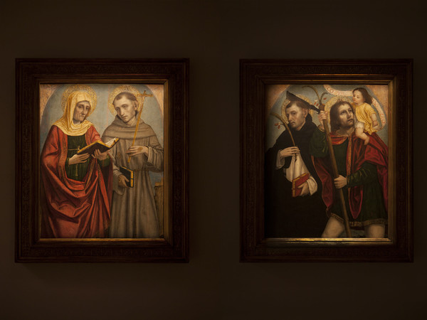 Ambrogio Bergognone, Santa Elisabetta e San Francesco, tempera e olio su tavola, cm 73x58. © Barbara Bonomelli