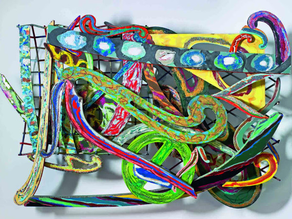 Frank Stella, Harewa, 1978. Materiali diversi su alluminio, 227.3x339.8x71.1 cm. Henkel Collection, Düsseldorf 