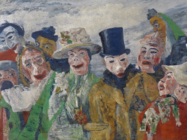 James Ensor (1860 - 1949), L'intrigo, 1890), Anversa, Koninklijk Museum voor Schone Kunsten