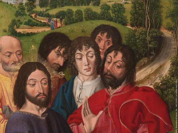 Nicolas Froment, Resurrezione di Lazzaro, 1461, dettaglio. Gallerie degli Uffizi, Firenze