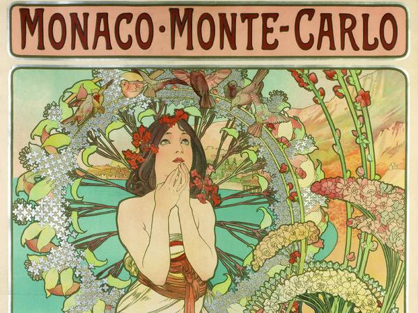 Alfons Mucha, Monaco•Monte-Carlo, Richard Fuxa Foundation