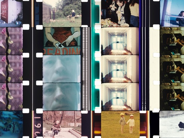 Jonas Mekas, In an Instant It All Came Back to Me | 32 stampe su vetro (dettaglio), 2015