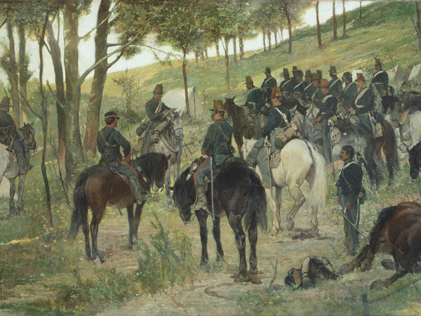 Giovanni Fattori, L'appello dopo la battaglia, 1866