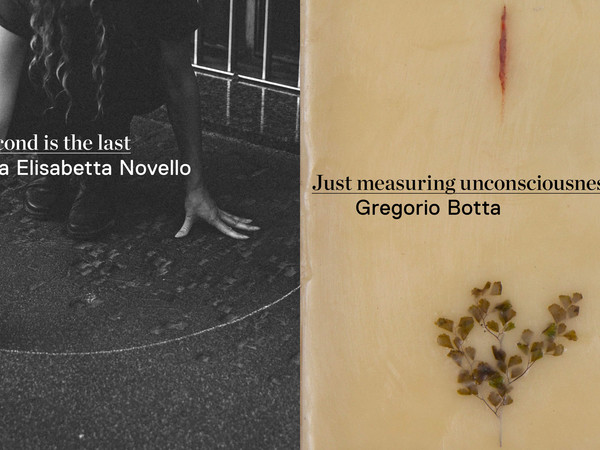 Just measuring uncosciousness. Gregorio Botta / Each Second is the last. Maria Elisabetta Novello