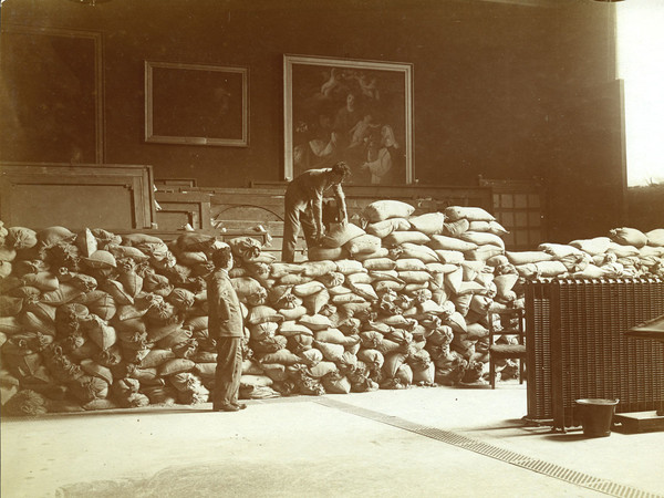Milano, la Pinacoteca di Brera durante la Prima Guerra Mondiale, 