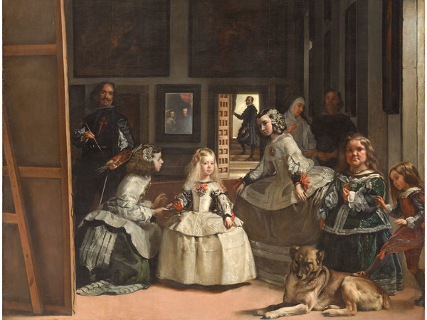 Diego Rodríguez de Silva y Velázquez, semplicemente noto come Diego Velázquez, (Siviglia, 1599 - Madrid, 1660), Las meninas, 1656, Olio su tela, 256 x 318 cm, Museo del Prado, Madrid | Courtesy of Nexo Digital