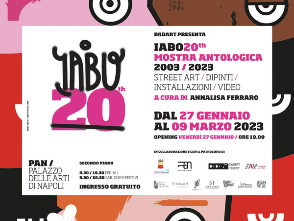 IABO 20th. Mostra Antologica 2003/2023, PAN - Palazzo delle Arti di Napoli